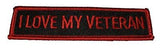 I LOVE MY VETERAN PATCH - HATNPATCH
