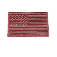 PINK AMERICAN US UNITED STATES FLAG PATCH HOOK AND LOOP BACKING PATRIOTIC GIRLIE - HATNPATCH