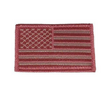 PINK AMERICAN US UNITED STATES FLAG PATCH HOOK AND LOOP BACKING PATRIOTIC GIRLIE - HATNPATCH