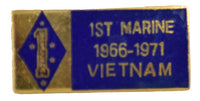 1st Marine Division Vietnam Hat Pin - HATNPATCH