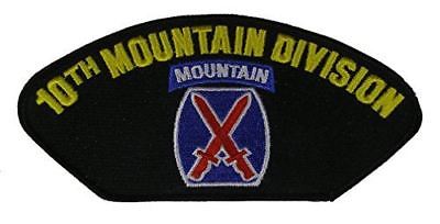 US ARMY 10TH TENTH MOUNTAIN DIVISION PATCH LIGHT INFANTRY FT DRUM CLIMB TO GLORY - HATNPATCH