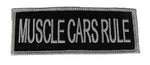 MUSCLE CARS RULE PATCH HIGH PERFORMANCE AUTO V8 ENGINE CLASSIC ENTHUSIAST - HATNPATCH