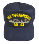 USS TAPPAHANNOCK AO-43 Ship HAT - Navy Blue - Veteran Owned Business - HATNPATCH