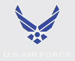 New Air Force Emblem Decal - HATNPATCH