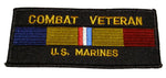 COMBAT VET/USMC PATCH - HATNPATCH