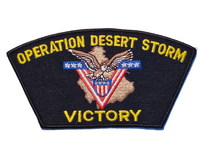 Operation Desert Storm Victory Patch - Great Color - Veteran Owned Business - HATNPATCH