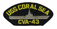 USS CORAL SEA CVA-43 PATCH - HATNPATCH