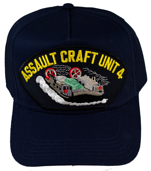 Assault Craft Unit 4 HAT - Navy Blue - Veteran Owned Business - HATNPATCH