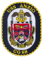 USS ANZIO CG-68 OVAL PATCH - HATNPATCH