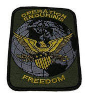OPERATION ENDURING FREEDOM OEF W/ EAGLE PATCH AFGHANISTAN VETERAN - HATNPATCH