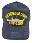 USS Barbour County LST-1195 Ship HAT - Navy Blue - Veteran Owned Business - HATNPATCH