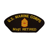 USMC MASTER SERGEANT RETIRED PATCH - HATNPATCH