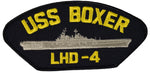 USS BOXER LHD-4 SHIP PATCH - GREAT COLOR - Veteran Owned Business - HATNPATCH