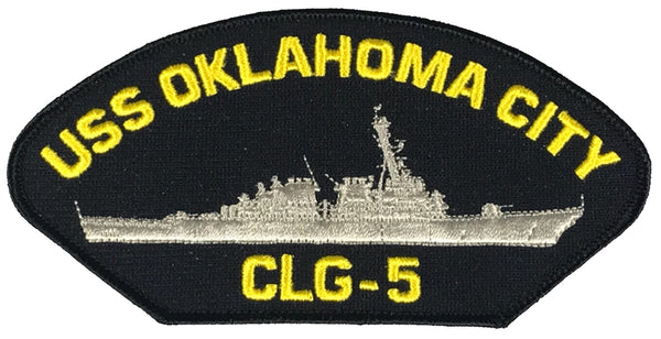 USS OKLAHOMA CITY CLG-5 SHIP PATCH - GREAT COLOR - Veteran Owned Business - HATNPATCH