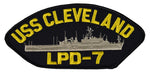 USS CLEVELAND LPD-7 SHIP PATCH - GREAT COLOR - Veteran Owned Business - HATNPATCH