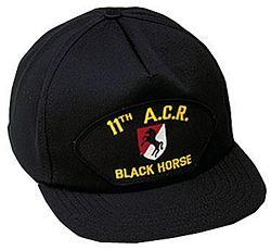 11TH ACR BLACK HORSE HAT - HATNPATCH