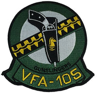 US NAVY VFA-105 GUNSLINGERS FIGHTER SQUADRON PATCH - COLOR - Veteran Owned Business - HATNPATCH