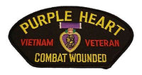 PURPLE HEART VIETNAM VET PATCH - HATNPATCH