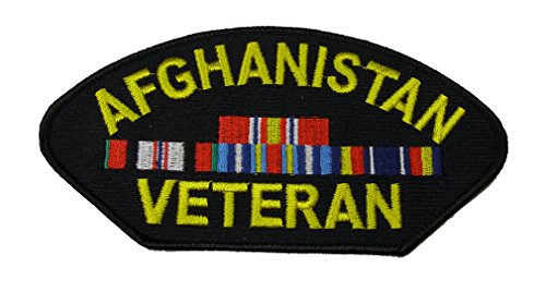 Afghanistan Veteran with 4 Ribbons Patch - Veteran Owned Business - HATNPATCH