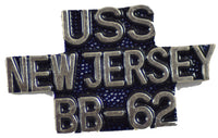 USS New Jersey BB-62 Pin - HATNPATCH