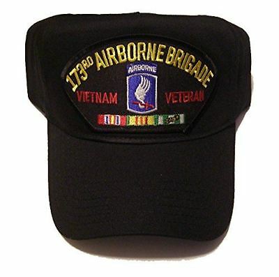 US ARMY 173RD AIRBORNE BRIGADE VIETNAM VETERAN HAT W/ RIBBONS SKY SOLDIERS - HATNPATCH