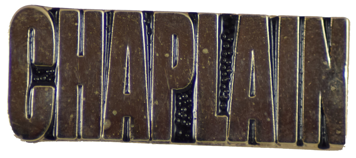 CHAPLAIN HAT PIN– HATNPATCH