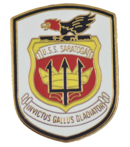 USS SARATOGA HAT PIN - HATNPATCH