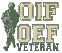 OIF/OEF Veteran Decal - HATNPATCH