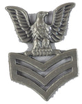 USN 1ST CLASS CROW HAT PIN - HATNPATCH