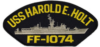 USS HAROLD E. HOLT FF-1074 SHIP PATCH - GREAT COLOR - Veteran Owned Business - HATNPATCH