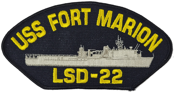 USS Fort Marion LSD-22 Ship Patch - Great Color - Veteran Owned Business - HATNPATCH