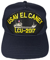 USAV EL CANEY LCU-2017 SHIP HAT - NAVY BLUE - Veteran Owned Business - HATNPATCH