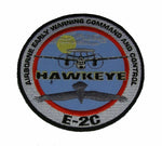 AIRBORNE EARLY WARNING COMMAND AND CONTROL HAWKEYE E-2C PATCH - HATNPATCH