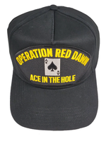 Operation RED Dawn ACE in The Hole Hat - Black - Veteran Owned Business - HATNPATCH