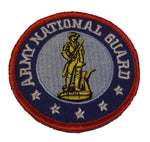 ARMY NATIONAL GUARD 3" ROUND PATCH - Color - Veteran Owned Business. - HATNPATCH