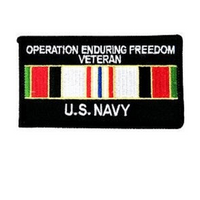 Operation Enduring Freedom Veteran US Navy Patch - HATNPATCH