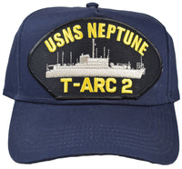 USNS NEPTUNE T-ARC 2 SHIP HAT - NAVY BLUE - HATNPATCH