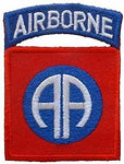 US ARMY 82ND AIRBORNE DIVISION ABD ABN DIV AA ALL AMERICAN PATCH PARATROOPER - HATNPATCH