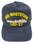 USS Whetstone LSD-27 Ship HAT - Navy Blue - Veteran Owned Business - HATNPATCH