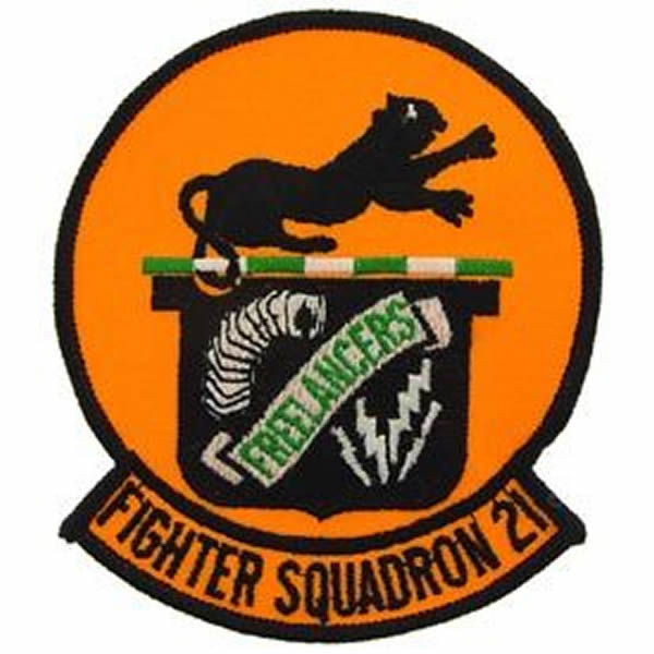 US NAVY FIGHTER SQUADRON 21 "FREELANCERS" PATCH - Color - Veteran Owned Business - HATNPATCH