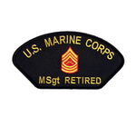 USMC MASTER SERGEANT RETIRED PATCH - HATNPATCH