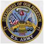 DEFENDERS OF OUR FREEDOM - U. S. ARMY PATCH - HATNPATCH