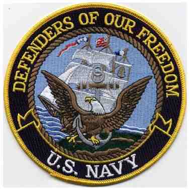 DEFENDERS OF OUR FREEDOM - NAVY PATCH - HATNPATCH