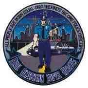 Police Officer: AMERICAN SUPERHERO PATCH - HATNPATCH