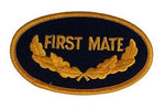 USN NAVY 1ST FIRST MATE PATCH NAVY GOLD SCRAMBLED EGGS XO OFFICER SAILOR SHIP - HATNPATCH