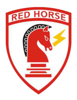 U.S. Air Force Civil Engineer Red Horse Decal - HATNPATCH