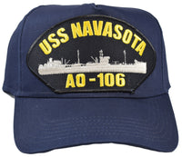 USS Navasota AO-106 Ship HAT - Navy Blue - HATNPATCH