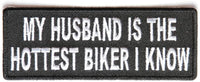 MY HUSBAND IS THE HOTTEST BIKER I KNOW PATCH - HATNPATCH