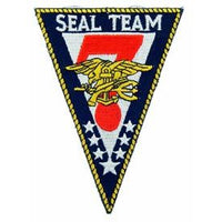 US NAVY SEAL TEAM SEVEN Patch - Color - Veteran Owned Business - HATNPATCH