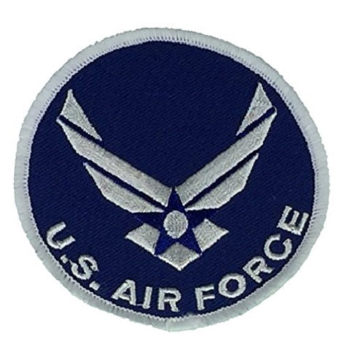 UNITED STATES AIR FORCE SYMBOL Patch - Blue/White - Veteran Owned Business. - HATNPATCH